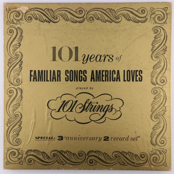 101 Strings – 101 Years of Familiar Songs America Loves LP 2-Record Box Set 2RS - Picture 1 of 16